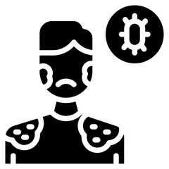 Allergy icon vector image. Can be used for Sun Protection.