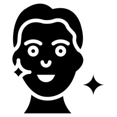 Face icon vector image. Can be used for Sun Protection.