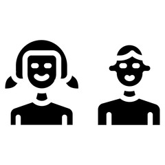 Kids icon vector image. Can be used for Sun Protection.