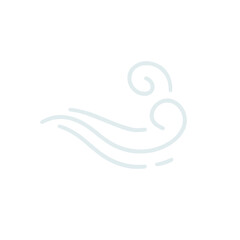 Obraz premium simple wind hand drawn element