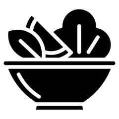 Salad Bowl icon vector image. Can be used for Physical Wellbeing.