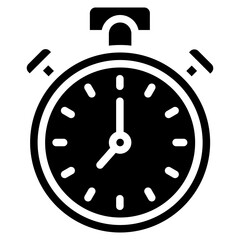 Stopwatch icon vector image. Can be used for Physical Wellbeing.