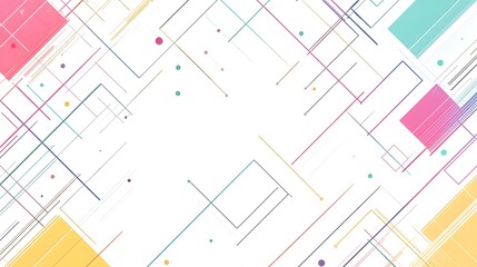 Colorful Geometric Abstract Background Design