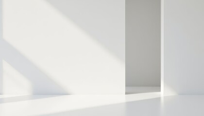 White Room With Sunlight  .