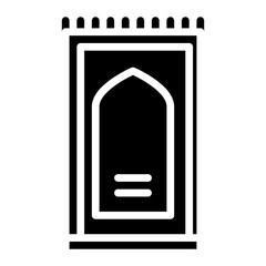 Prayer Mat icon vector image. Can be used for Eid al Adha.
