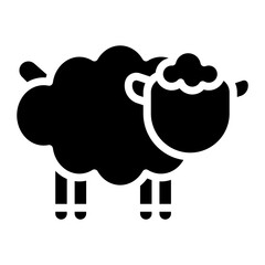 Sheep icon vector image. Can be used for Eid al Adha.