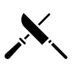 Sharpening Knife icon vector image. Can be used for Eid al Adha.
