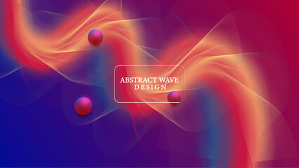 Gradient liquid abstract fluid wavy background illustration shapes template vector design creating a stylized landscape with vibrant lime, orange, and red shapes for the cover, landing page.