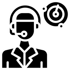 Air Traffic Control icon vector image. Can be used for Airplane.