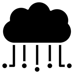 Cloud Computing icon vector image. Can be used for Digital Disruption.