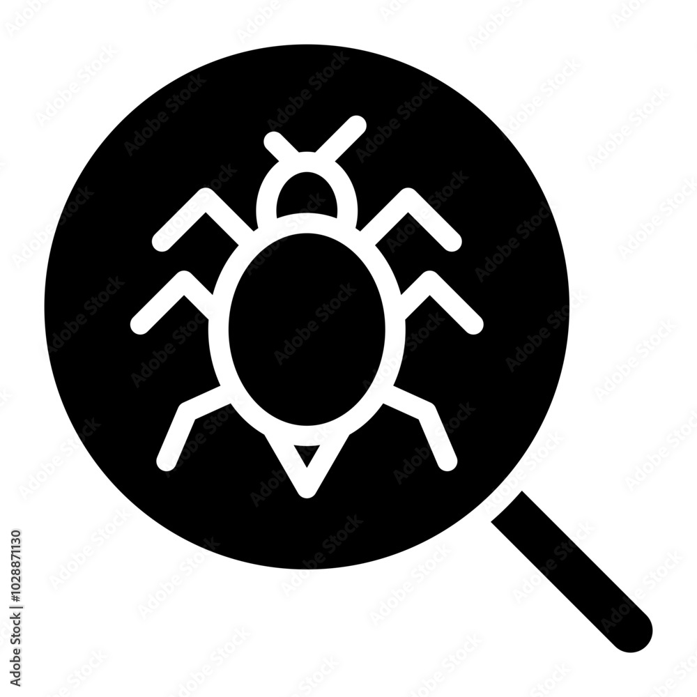 Poster Debugging icon vector image. Can be used for Software Testing.