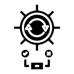 Test Automation Framework icon vector image. Can be used for Software Testing.