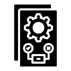Test Configuration icon vector image. Can be used for Software Testing.
