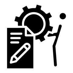 Test Effort icon vector image. Can be used for Software Testing.