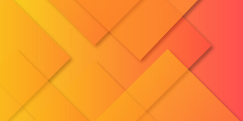 Minimalistic geometric orange abstract background. abstract background with transparent rhombus geometric diagonal triangle patterns vibrant header design. Geometric background poster design template.