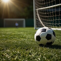 A basketball and soccer is on the ground, and Gaming equipment