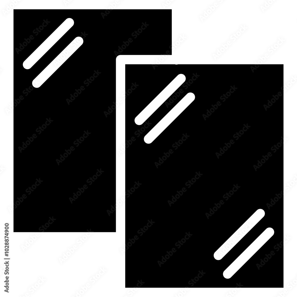 Wall mural Glass icon vector image. Can be used for Raw Metrial.