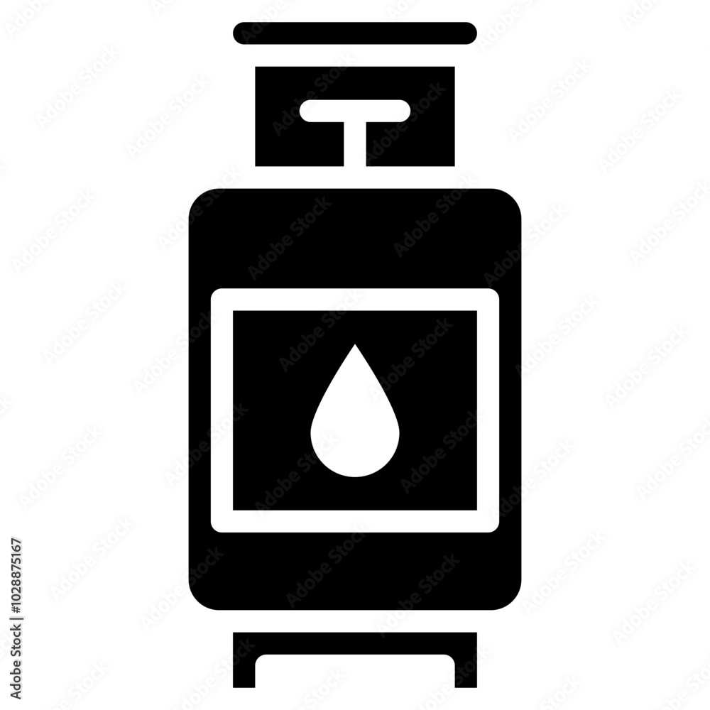 Canvas Prints Propane icon vector image. Can be used for Raw Metrial.