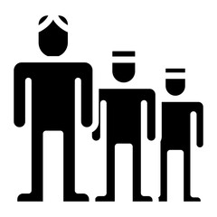 Generations icon vector image. Can be used for Inheritance.