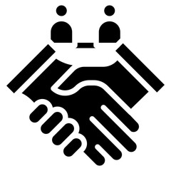 Partner icon vector image. Can be used for Social Relationship.