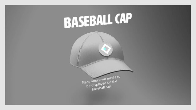 3D Cap Product Mockup
