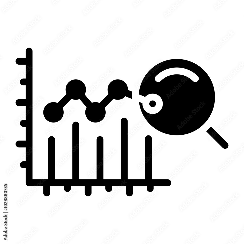 Wall mural Chart icon vector image. Can be used for Data Science.