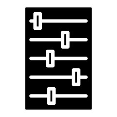 Fototapeta premium Hyperparameter icon vector image. Can be used for Data Science.