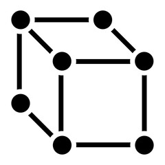 Model icon vector image. Can be used for Data Science.