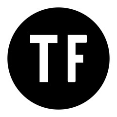 Obraz premium Tensor Flow icon vector image. Can be used for Data Science.