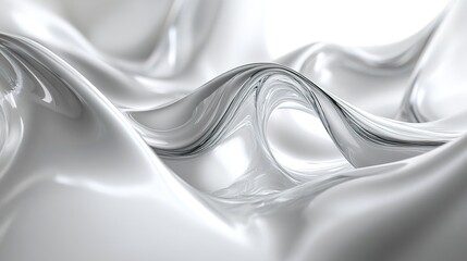 Abstract Swirls and Loops Monochrome Design for Backgrounds and Patterns