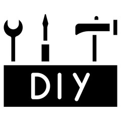 Do It Yourself icon vector image. Can be used for Urban Tribes.