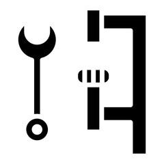 Locksmith tools icon vector image. Can be used for Locksmith.
