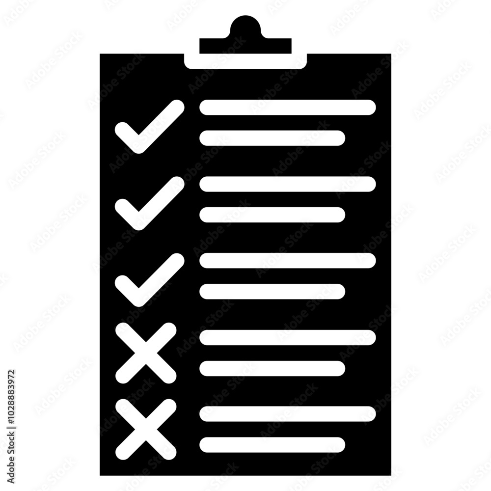 Canvas Prints Marathon Checklist icon vector image. Can be used for Marathon.