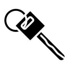 Car Key icon vector image. Can be used for Driving School.