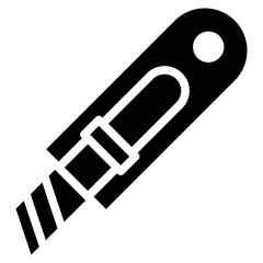 Craft Knife icon vector image. Can be used for Crafting.