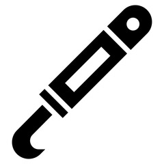 Crochet Hook icon vector image. Can be used for Crafting.
