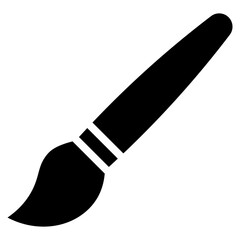 Paintbrush icon vector image. Can be used for Crafting.