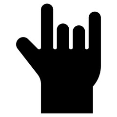 Rock and Roll Sign icon vector image. Can be used for Rock and Roll.