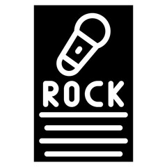 Rock Documentary icon vector image. Can be used for Rock and Roll.