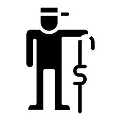Pension Plan icon vector image. Can be used for Retirement.