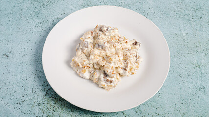 Creamy chicken and mushrooms