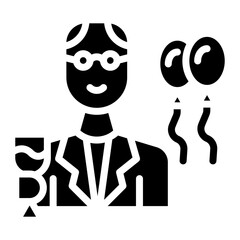 Retirement Party icon vector image. Can be used for Retirement.