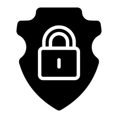 Secure Badge icon vector image. Can be used for Information Security.