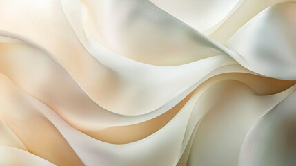 Obraz premium Translucent Waves A Symphony of Organic Shapes