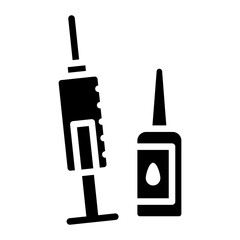Vaccine Injection icon vector image. Can be used for Psychiatric Hospitals.