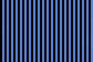 Obraz premium Shocking CornflowerBlue color and black color background with lines. traditional vertical striped background texture..
