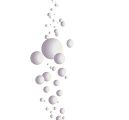 water drops on white