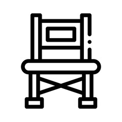 Camping Chair line icon
