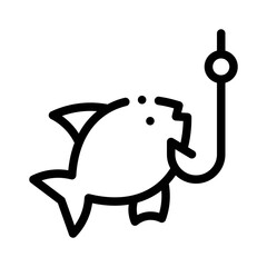 Fishing line icon