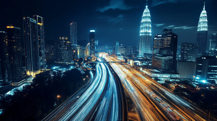 Obraz premium Business with technology, high technology for future. Generative AI Illustration.